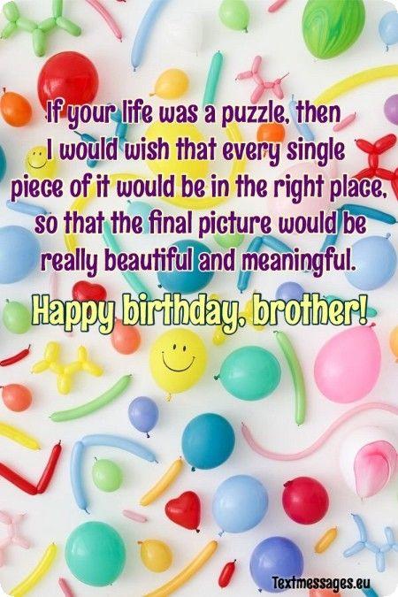 Top 50 Happy Birthday Wishes For Brother With Images
