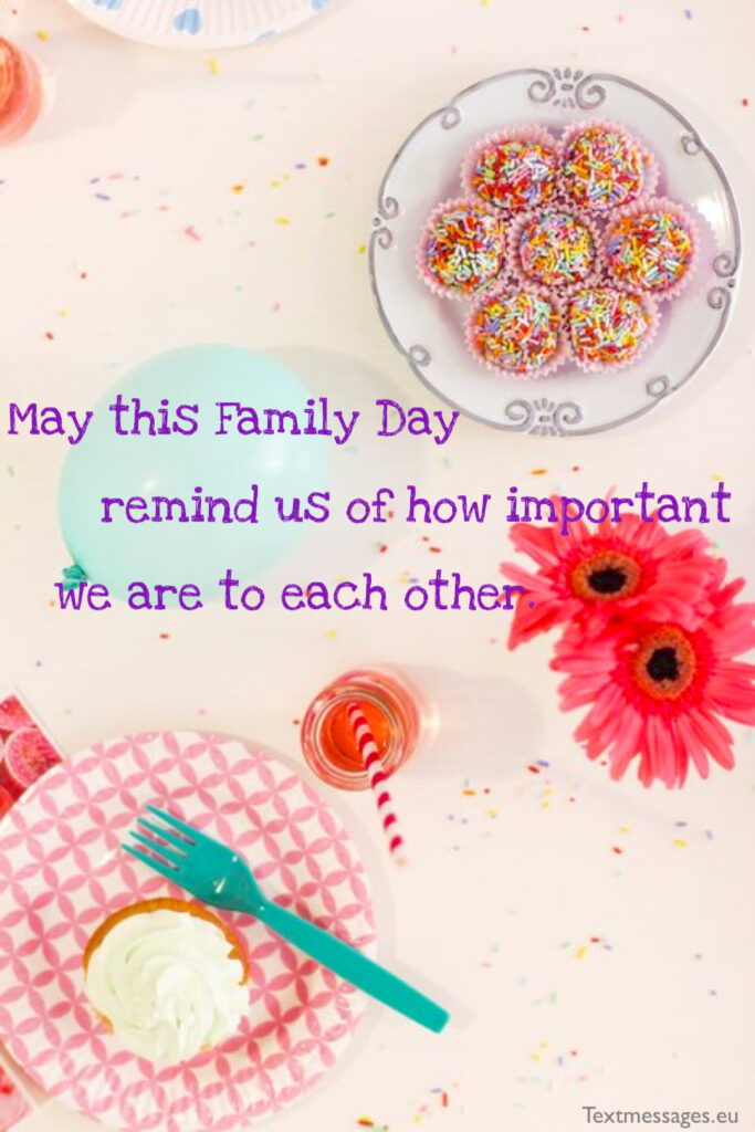 Happy family day wishes