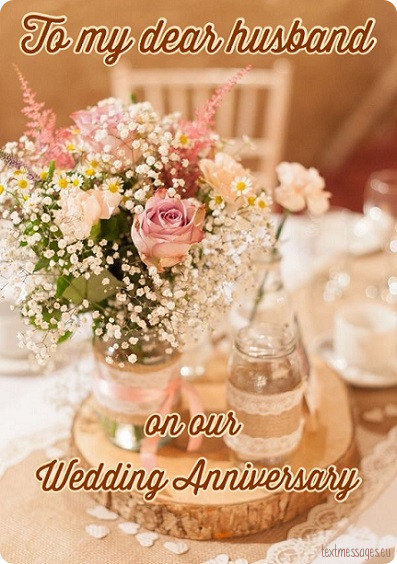 Cute Wedding Anniversary Wishes For Husband With Images
