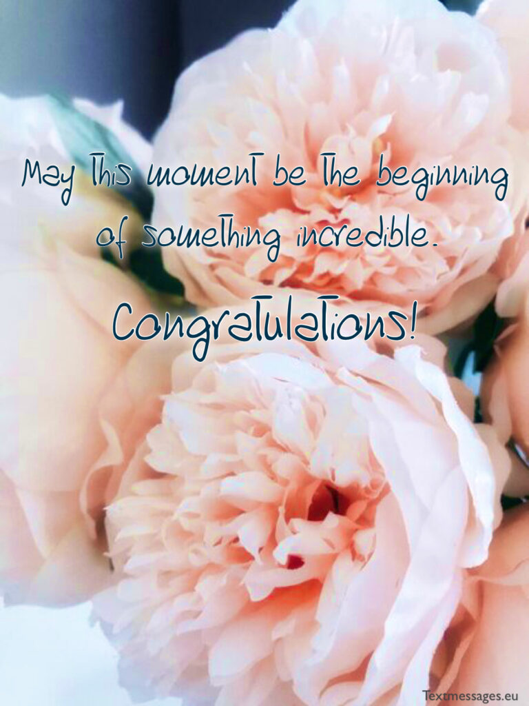 Wedding congratulations for sister